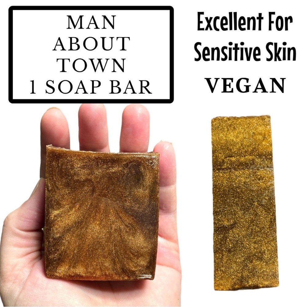 1 Bar, Man About Town Soap, Handmade, Great Gift Idea! ( PRICE IS FIRM )